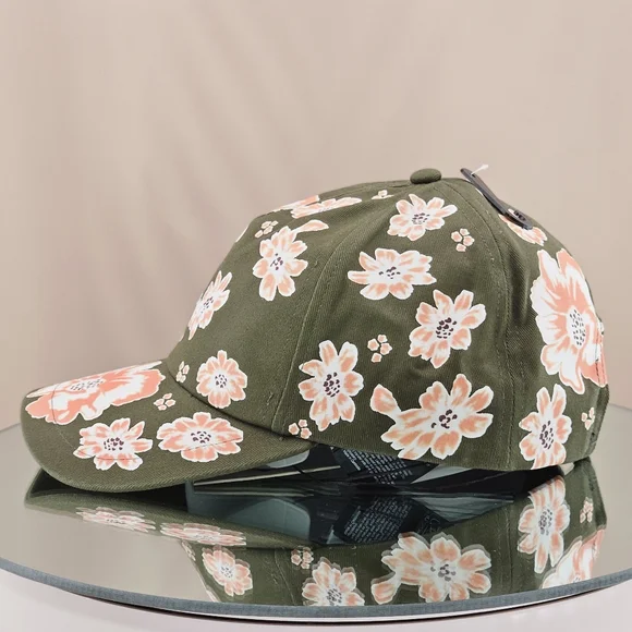 All Saints Floral Baseball Cap all-saints-RED-Floral-Baseball  main image 3